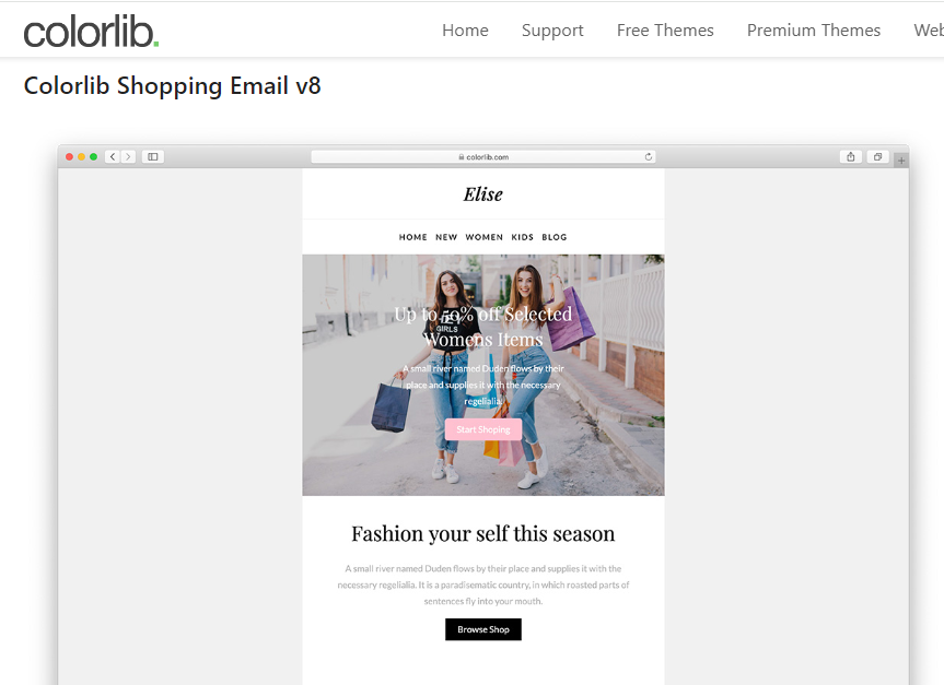 Colorlib, a contemporary email verification template completely free of cost