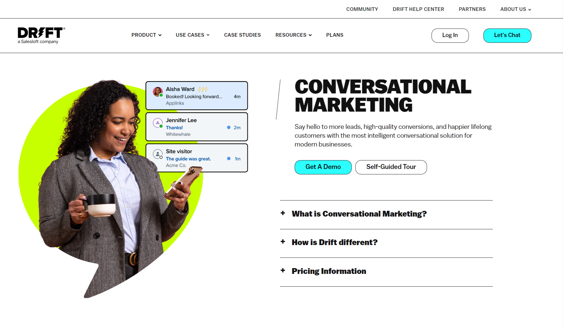 Drift as conversational marketing