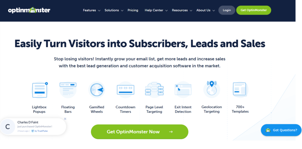 OptinMonster - Most Powerful Lead Generation Software for Marketers