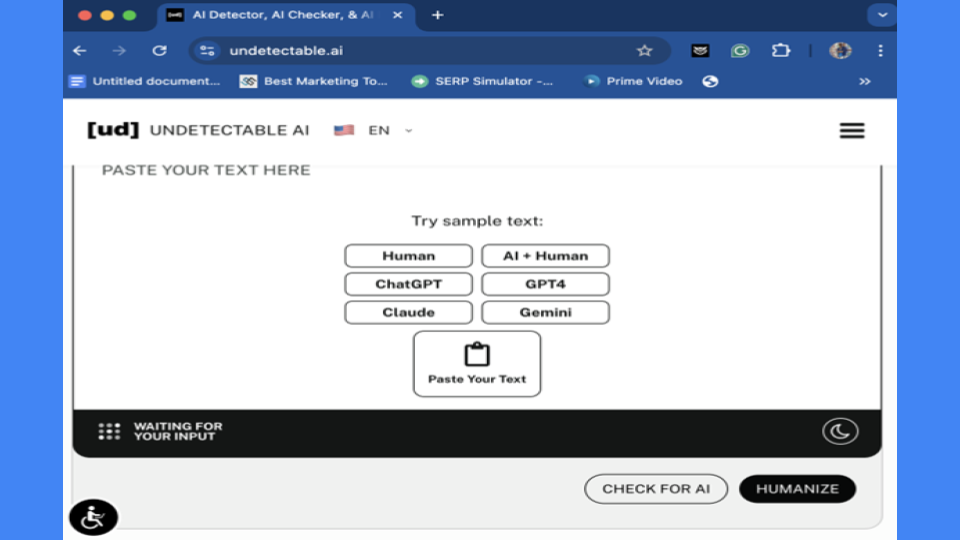 Undetectable AI