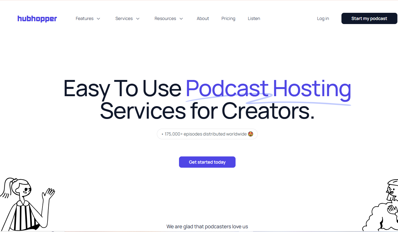 Hubhopper podcasting hosting