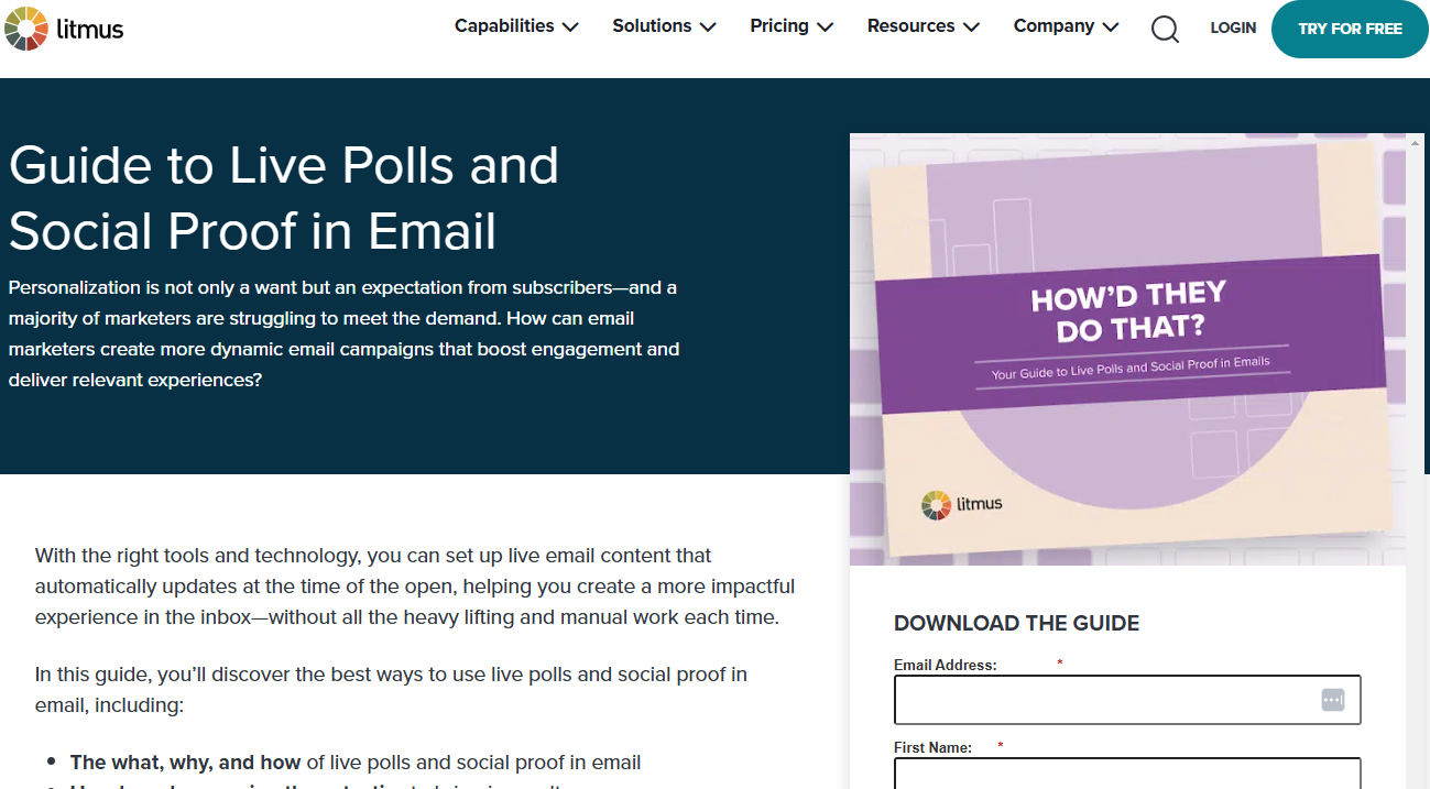 Social proof in B2B Email Templates