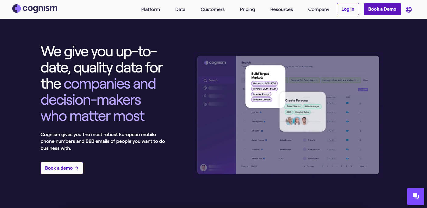 cognism, lead finder tool