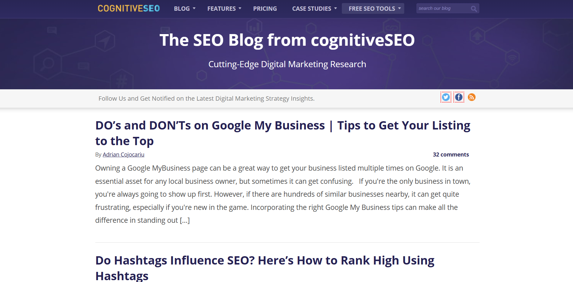 Cognitive SEO Blog