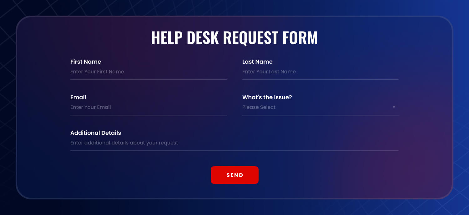 Helpdesk Request