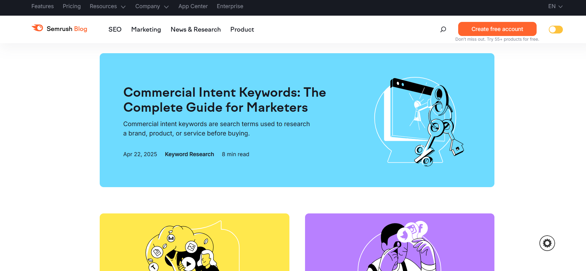 Semrush blog