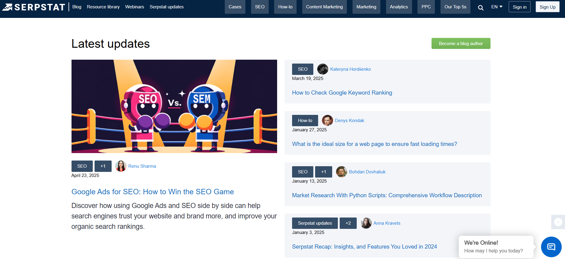 Serpstat Blog