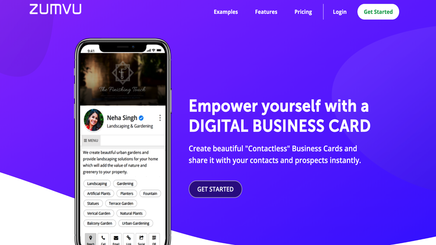 ZUMVU Business Card