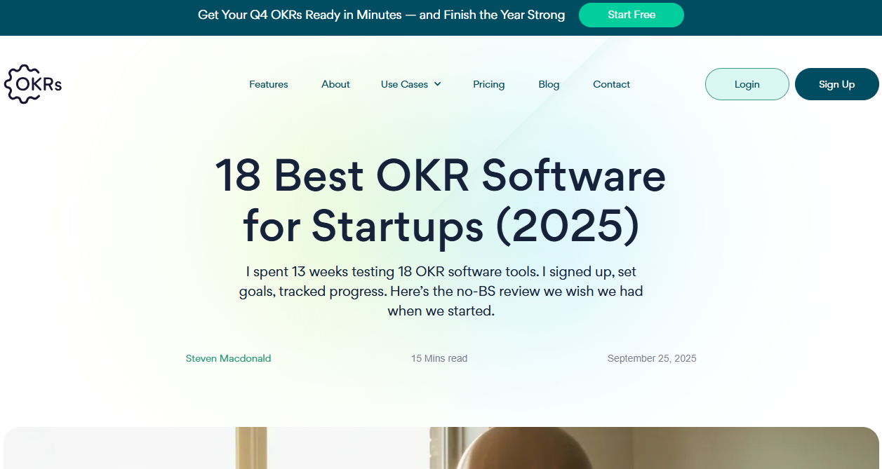 OKRs Tool