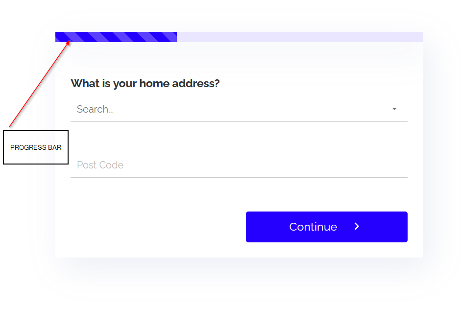 progress bar in a form