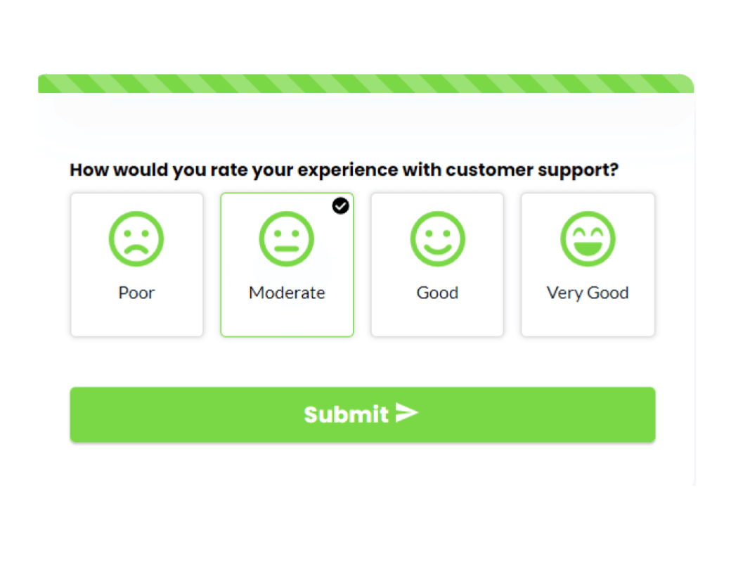 Customer feedback form