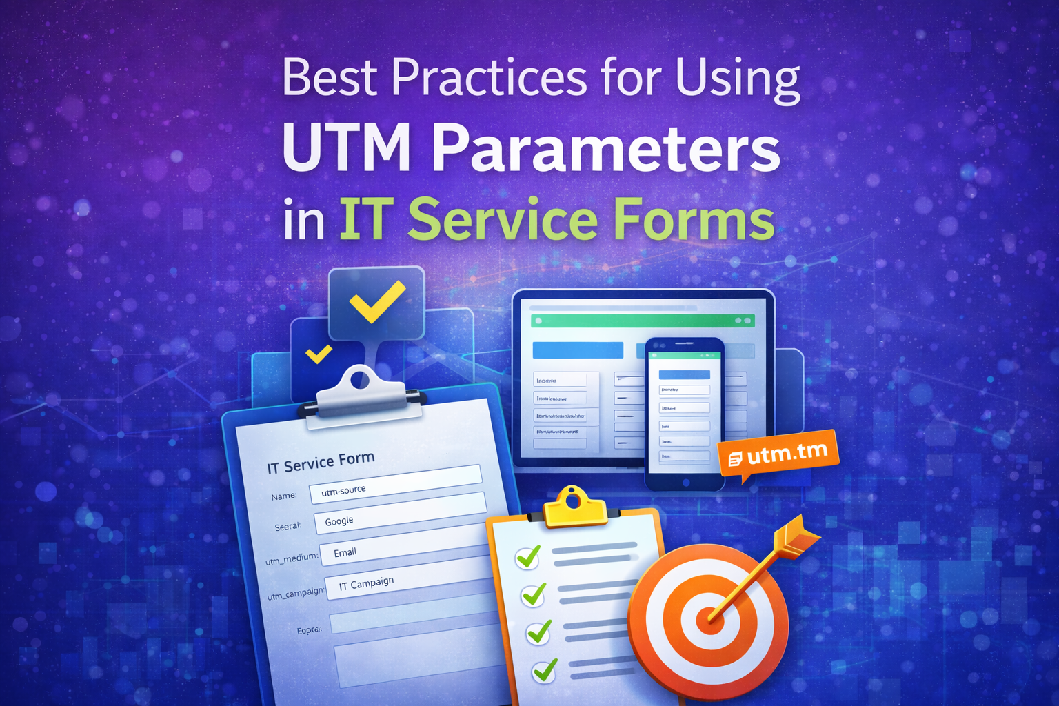 UTM Parameters in IT Service Forms