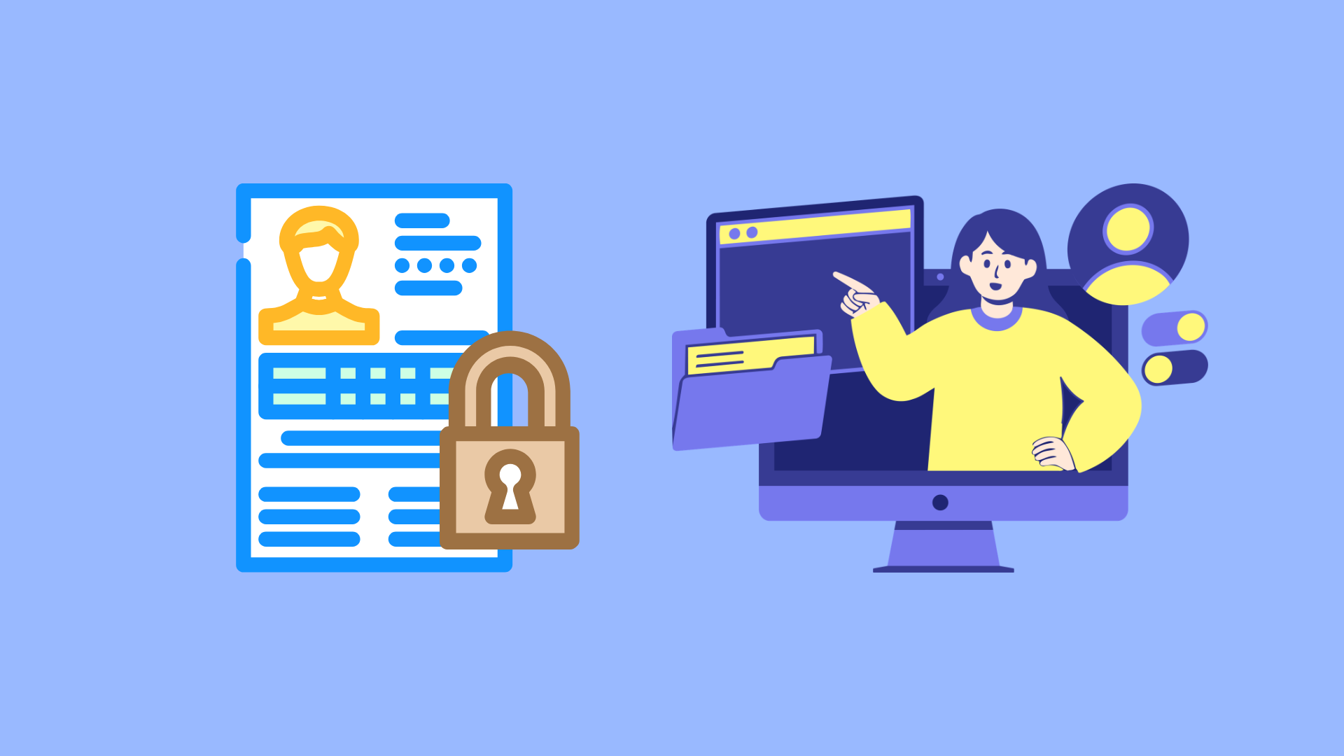 Blockchain helps in controlling the personal data