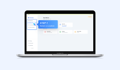 Ritridata Data Recovery Step 1