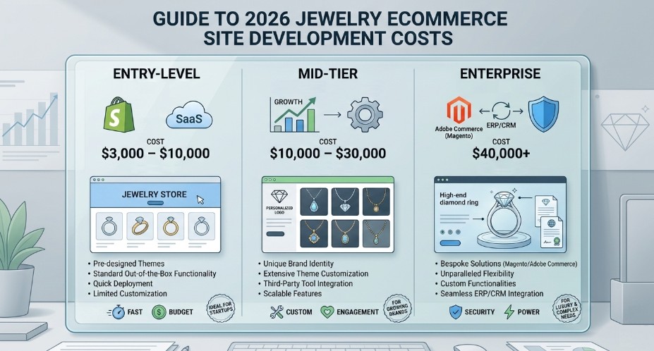 Jewelry ecommerce website cost