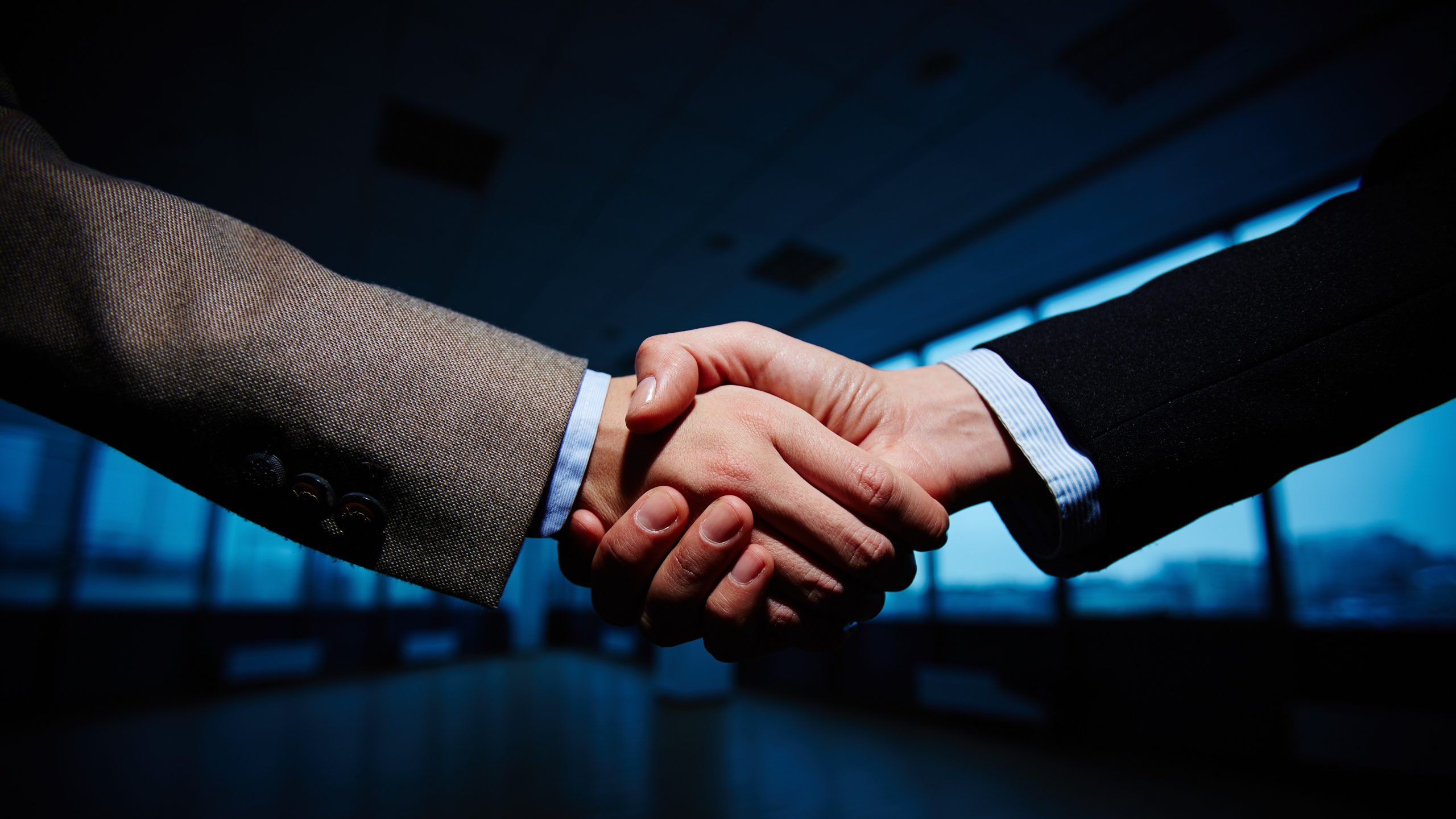 people shaking hands