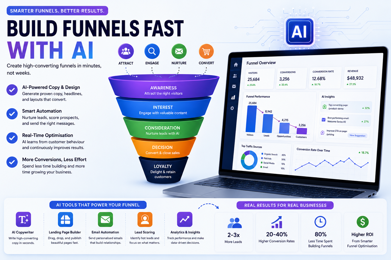 Building funnels fast with AI