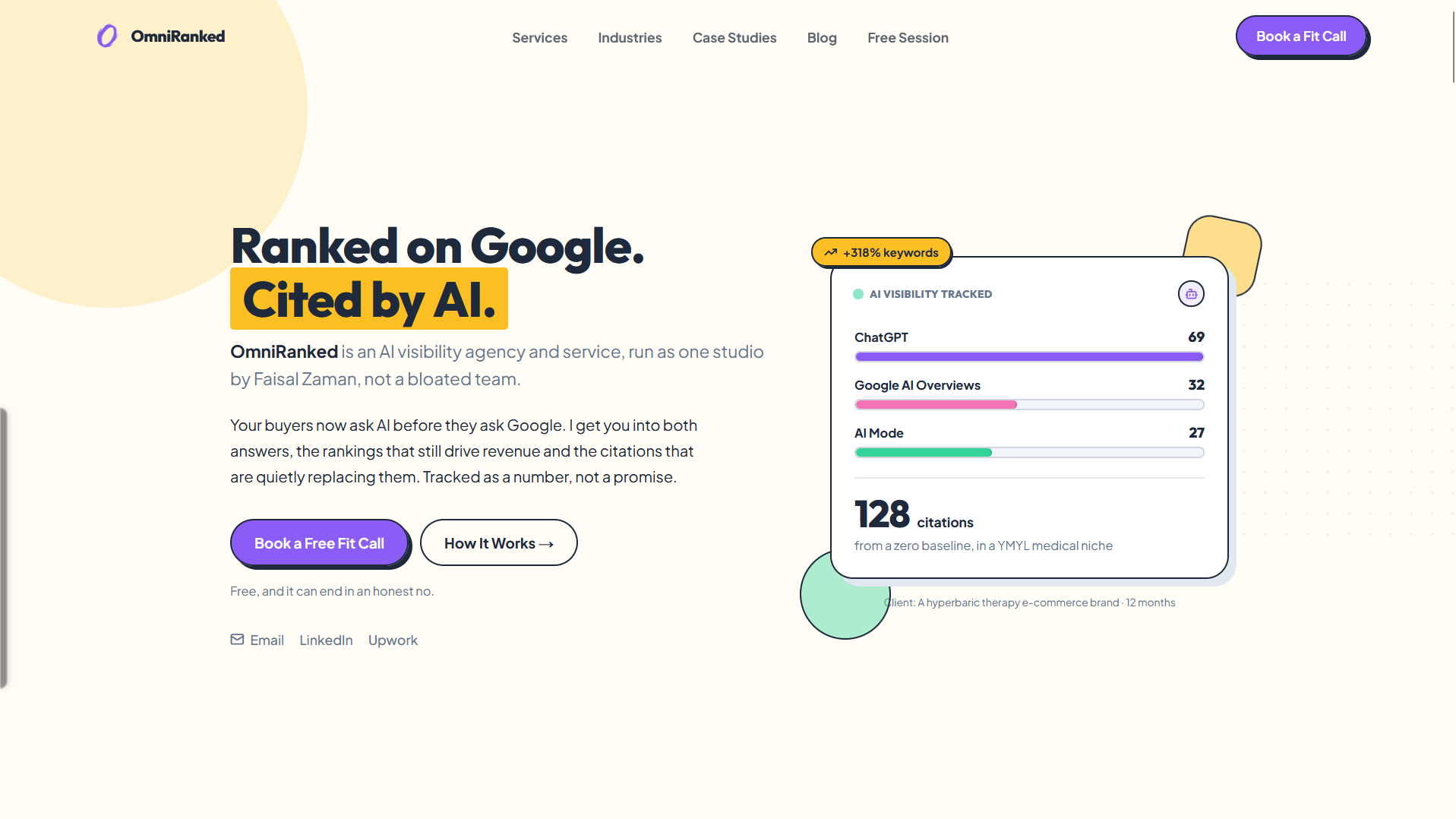 Omniranked Homepage