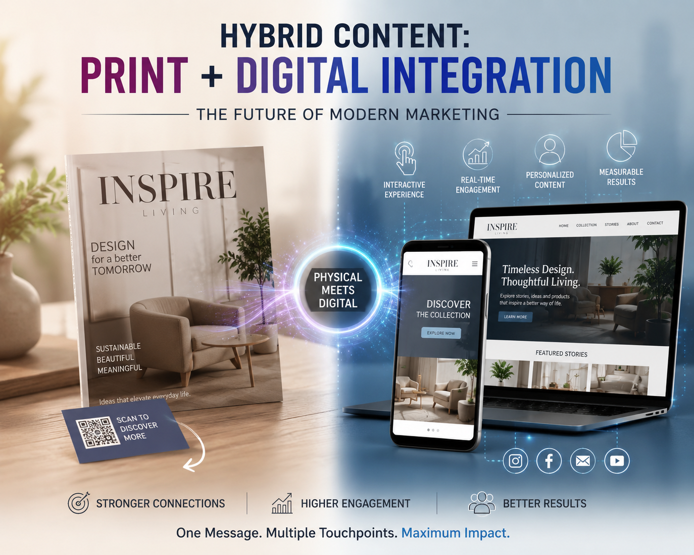 Hybrid Content + Digital Integration