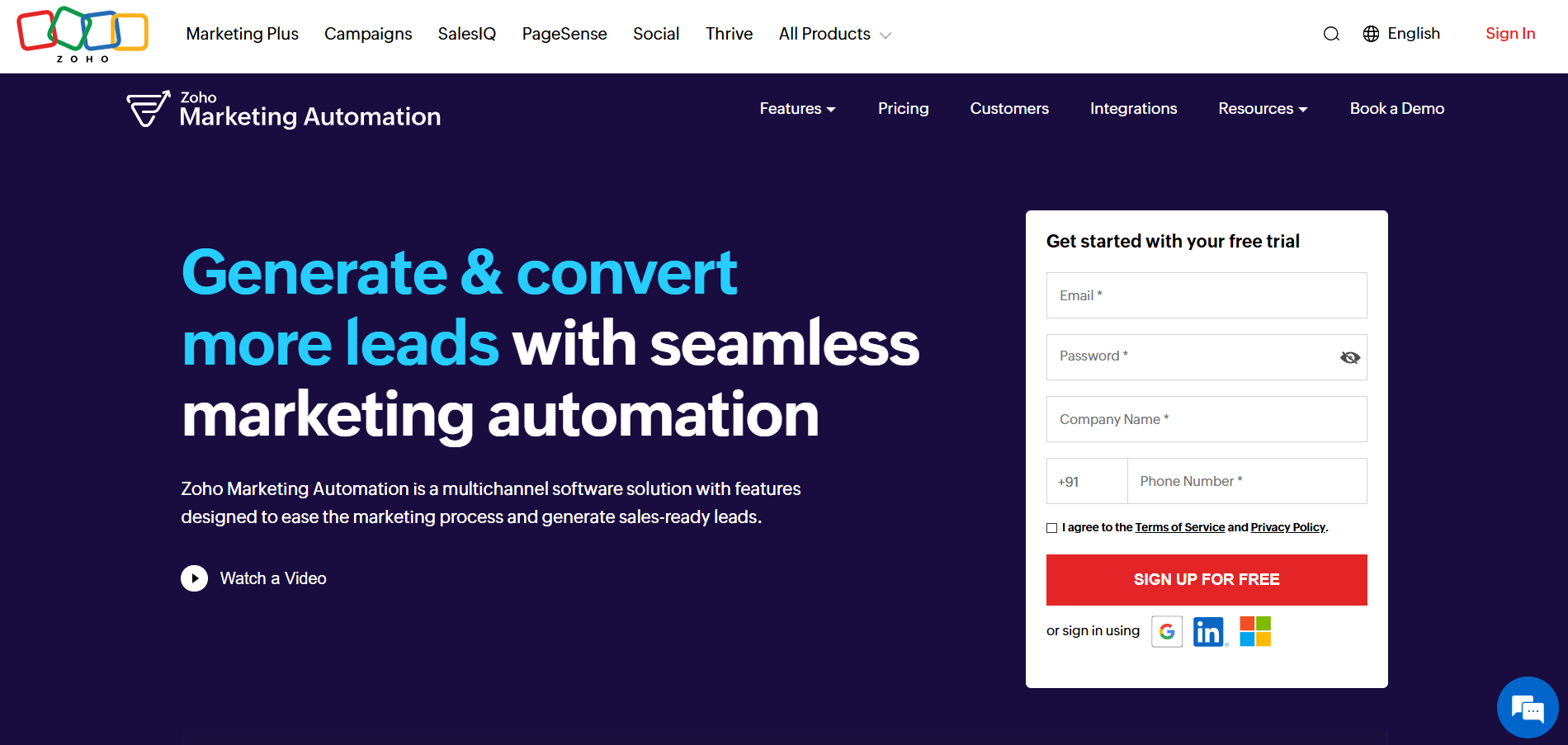 Best for Zoho Ecosystem Users