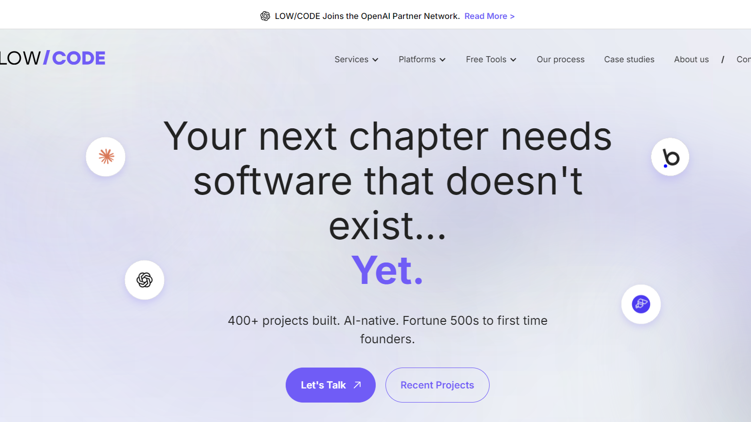 Low/code agency