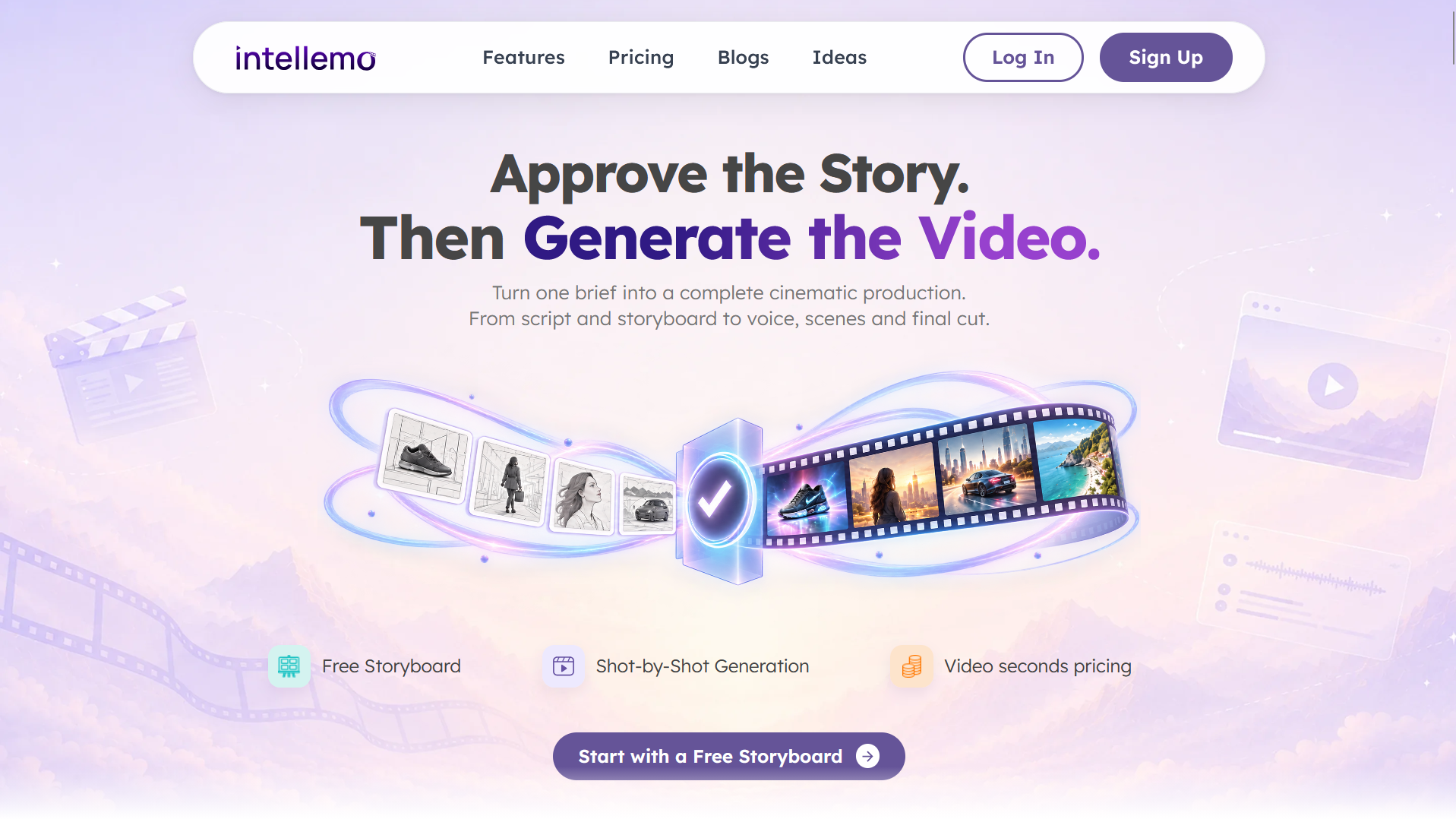 Intellemo AI Homepage